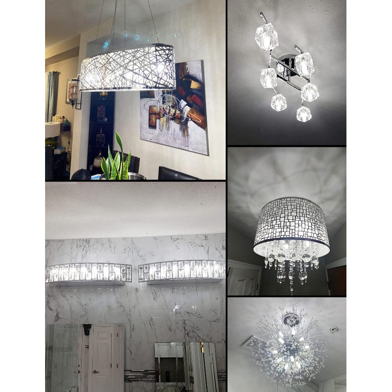 Ziomitus Dimmable BA15D Led Bulbs 120V Daylight 6000K, 40W 50W