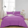 MOONLIGHT20015 Single Duvet Cover Purple Solid Soft Single Bedding Duvet
