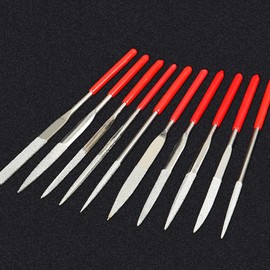 20 Pcs Needle Files 140mm Metal File Small File Set Diamond Files, Diamond Needle File Set, Metal Files for Steel Needle File Set, Diamond File Model Files Needle Files for Metal