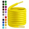 BIRCH's Oval Shoelaces 27 Colors Half Round 1/4" Shoe Laces