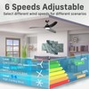 TAVZAKE Ceiling Fans with Lights, 42 inch Low Profile Ceiling