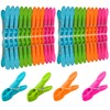 VEGCOO Clothesclips 48 Pieces Set Clothespins Durable and Windproof Laundry