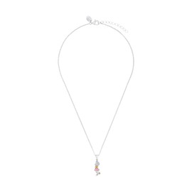 Prinzessin Lillifee 2038747 Necklace with Pendant 925 Sterling Silver Girls Children's Necklace 35 + 3 cm Pink Lillifee Comes in Jewellery Gift Box, Sterling Silver