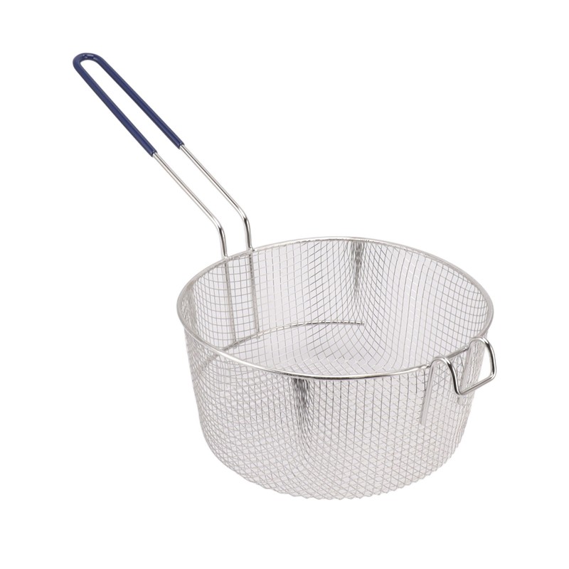 Frying Basket Stainless Steel Long Handle Reusable Rust Resistant Fry