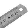 Regla métrica de metal de acero inoxidable de 30 cm,