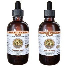 Hawaii Pharm Flax (Linum usitatissimum) Liquid Extract 2x2 Oz