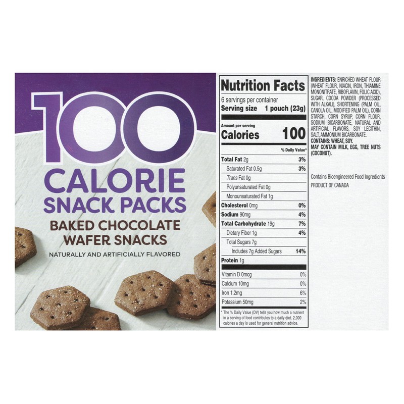 Benton’s 100 Calorie Baked Wafer Snack Packs (1 Box, Chocolate)