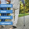 Aidapt Set of 2 Floral Folding Walking Sticks with Adjustable