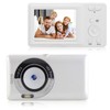 Digital Camera, White 50MP 4K 16x Zoom Vlogging Camera with