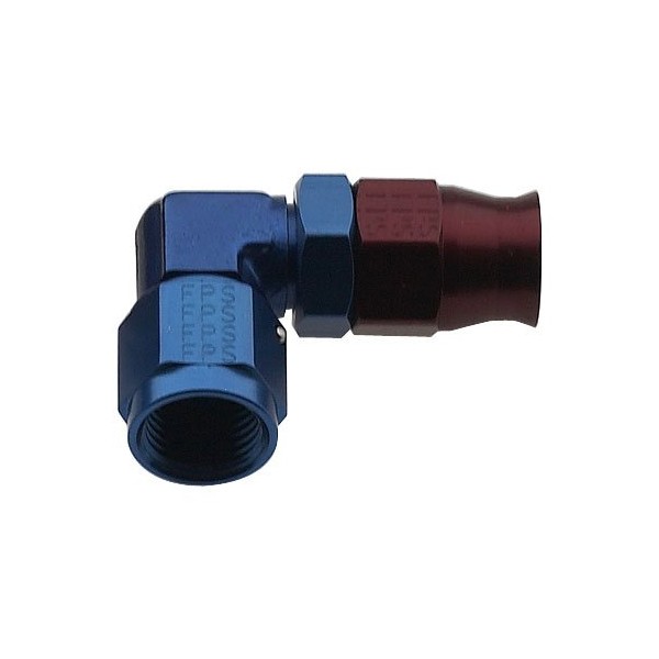 Fragola -4AN 90 Degree Hose End - Alum