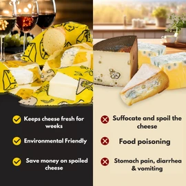 CheeseSaver 4 Sheets Of Cheese Paper Fridge cheese storage paper stay fresh cheese sheets Cheese Paper For wrapping cheese cheese wrap paper for cheese porous waxed sheets for cheese deli Fresh Cheese