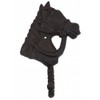 FLAG EMOTES Horse Head Western Coat Hook Wall Mount Tack