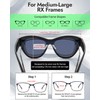 Meeloog Over Glasses Sunglasses for Women Polarized Trendy Cateye Shades