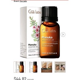 Gya Labs 10ml Manuka Pure Essential Oil Not Honey, Mad Savings 100% Pure