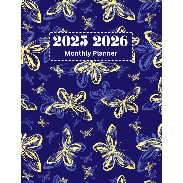 Monthly Planner 2025-2026: large organizer 8,5X11 || Two Year from