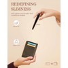 kinzd Slim Wallet with Money Clip RFID Blocking Minimalist Bifold