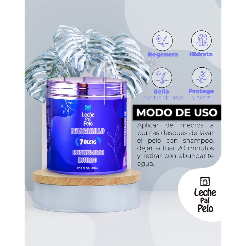 Leche Pal Pelo 7 Oleos Hair Treatment Mask | Dry,