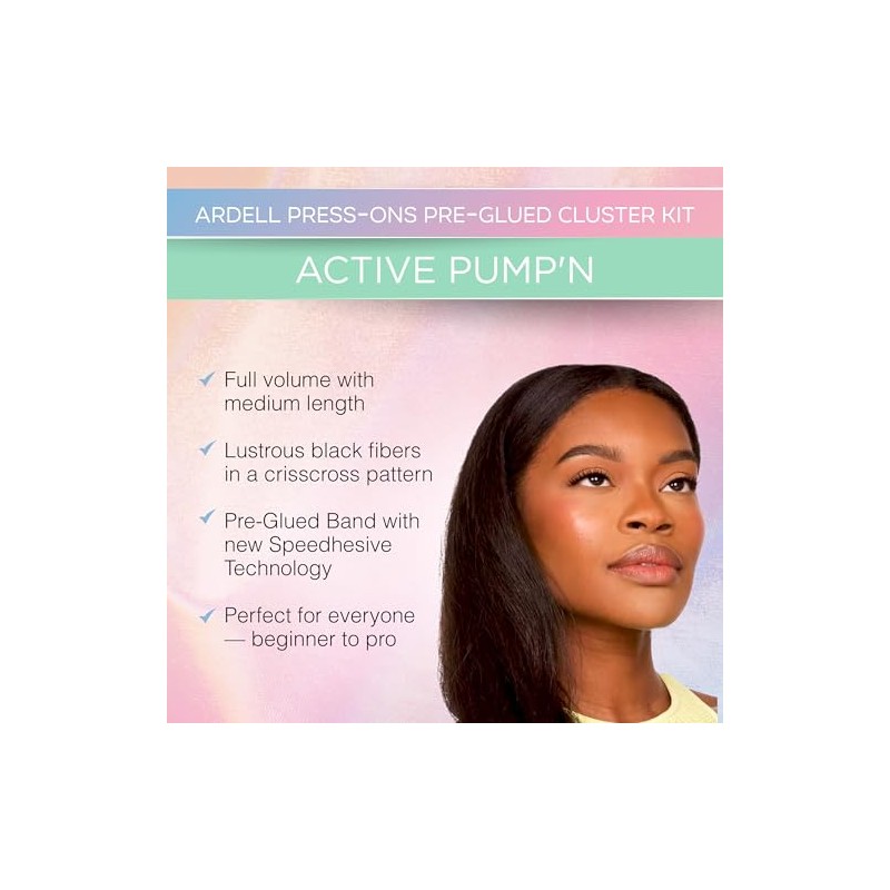 Ardell Grupos de Underlash Prepegados de Prensado Activo - Pump'n,