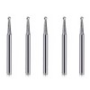Delta Kits Windshield Repair Round Carbide Bur - 5 Pack
