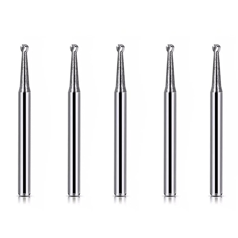 Delta Kits Windshield Repair Round Carbide Bur - 5 Pack