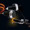 DIY tuning for customizing motorcycle handlebar-mounted LED auxiliary turn signals and taillights, delivery vehicle recognition / 오토바이 핸들 장착 LED 보조 깜박이 후미등 꾸미기 DIY 튜닝 배달차 차량인식