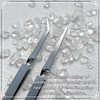Reverse Craft Tweezers for Crafting Nail Salons Eyelash Extensions Jewelry