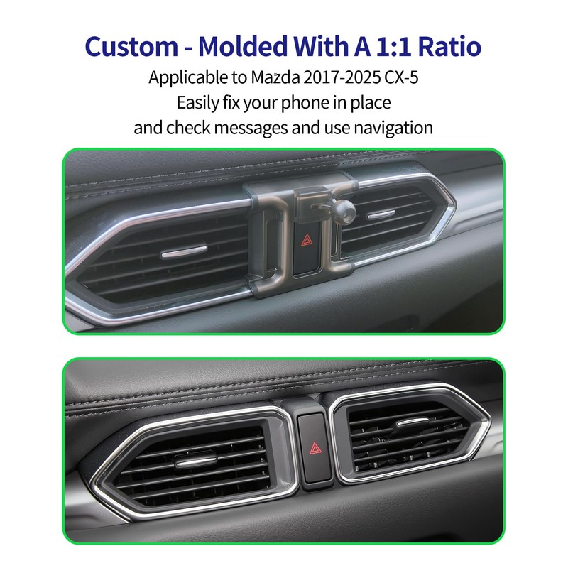 Masergogo Car Phone Holder for 2017-2025 Mazda CX-5 Auto Accessories