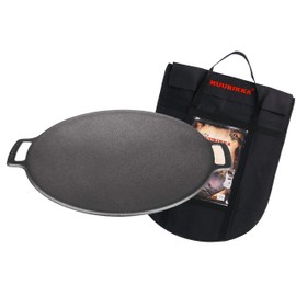 Muurikka Griddle Pan 48cm Grill for BBQ, Camping, Gas, Open Fire with Cover Bag