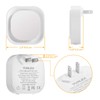 YUNLEX 2 Pack Plug in Dimmable Amber Night Light, Auto