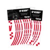 VFLUO - 2 x Kit Reflective Wheel Rim Stickers GP