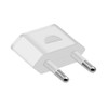 JORINDO (White-2pcs) EU to US,European Travel Convert Plug，CN/US 2 Holes