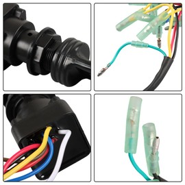 ANTUKO 703-82510-43-00 Ignition Main Key Switch Set Replacement for Outboard Motor Control