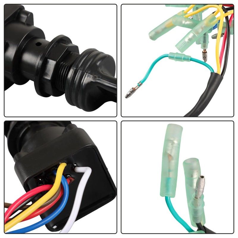 ANTUKO 703-82510-43-00 Ignition Main Key Switch Set Replacement for Outboard