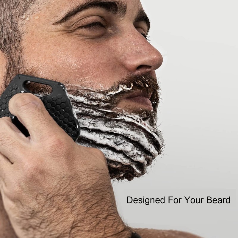 Beard Exfoliating Brush, Beard Scrubber Brush, Remove Dead Skin for