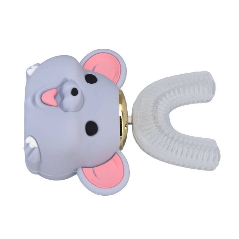Mouth Electric Toothbrush U Shaped Toothbrush USB Charging Cartoon Silicone