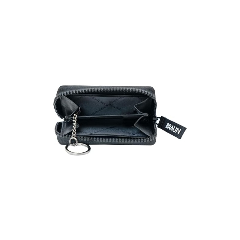 Braun Büffel Capri Mini Wallet Black, black