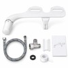 SAMODRA Ultra-Slim Non-Electric Bidet Attachment with Dual Nozzles, Adjustable Water