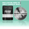 VViViD Candle Wick Holders 25 pcs Kit, Upgraded Steel Centering