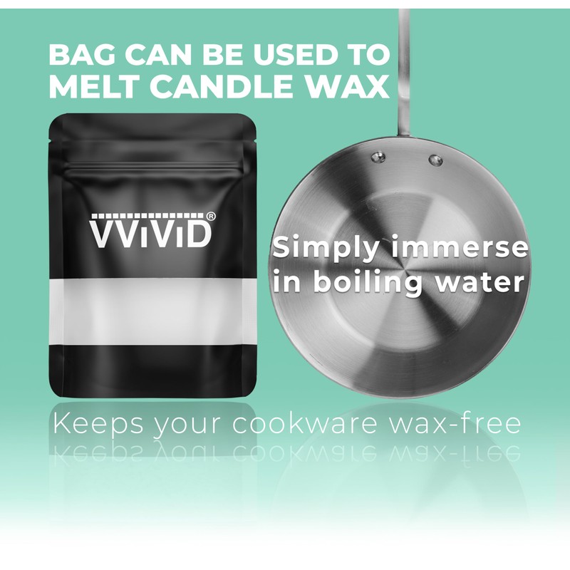 VViViD Candle Wick Holders 25 pcs Kit, Upgraded Steel Centering