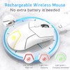 HXSJ T40 T40 Wireless Mouse 2.4G+BT5.1+BT5.1 USB Receiver Triple Modes