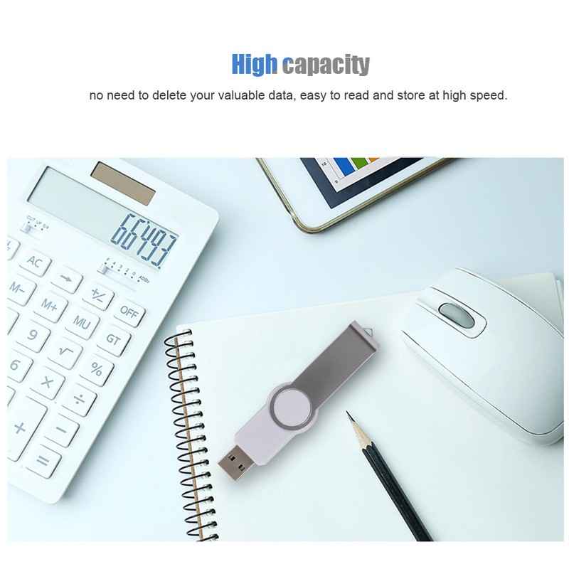 32G ABS Portable Rotary Cap USB2.0 U Disk for Windows