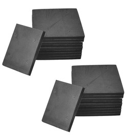 LDEXIN 20 Pcs Rectangle Adhesive Foam Sander Back Mat Replacement Sander Pad Sponge Gasket for Makita 4510 (4.5" x 4.3" x 0.3")