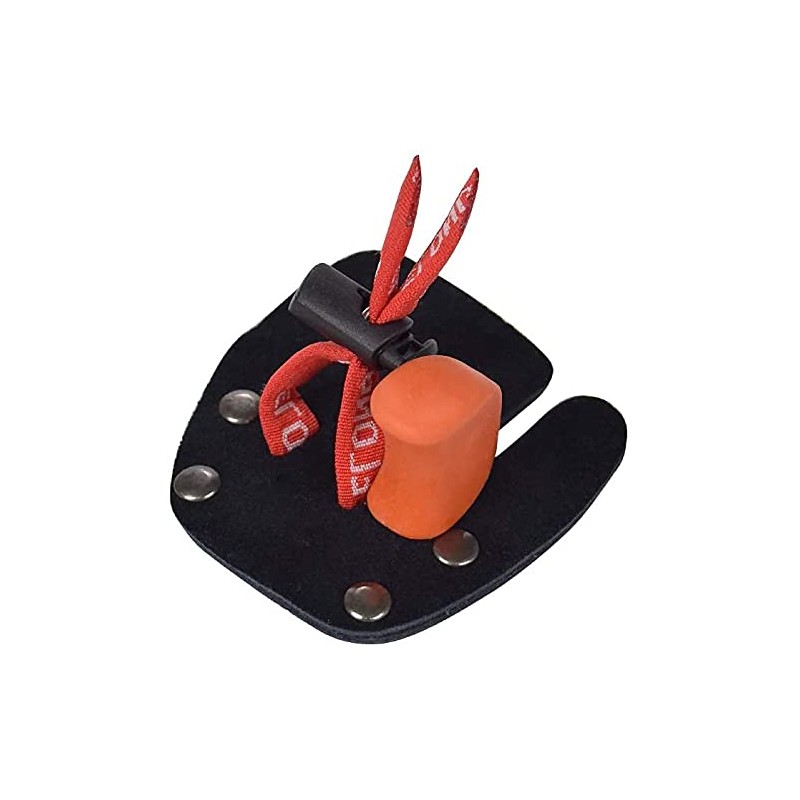 ELONG OUTDOOR Leather Archery Finger Protection Pad Glove Tab Bow