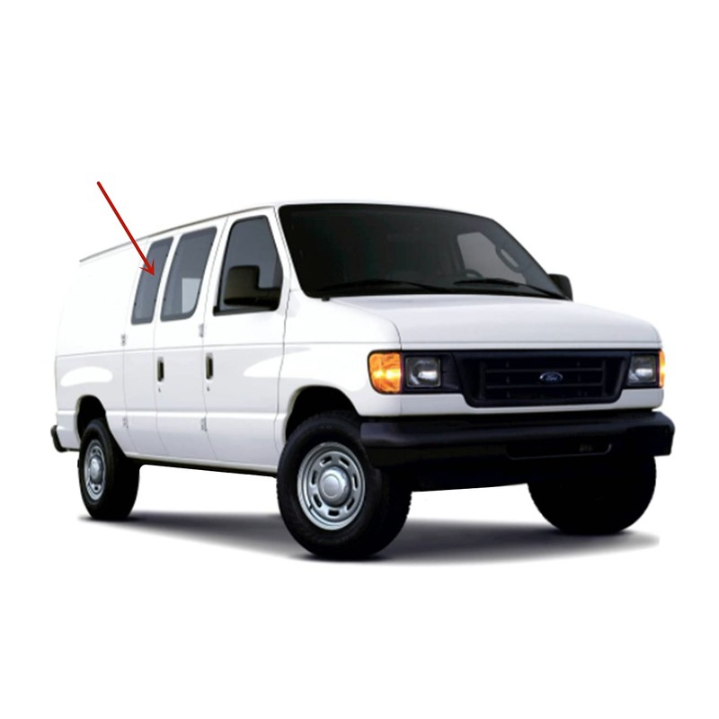 Stationary Passenger Right Side Rear Hinged Body Side Door Window