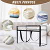 Nozefy 60L Clear Storage Bags Plastic Blanket Storage Bag Foldable