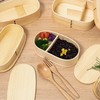 Lunch Box Set Japanese Style Wooden Food Storage Container for