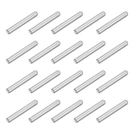 sourcing map 80Pcs M2 x 14mm 304 Stainless Steel Dowel Pin, Cylindrical Shelf Support Peg Pin Parallel Pin Fastener for Mechanical Manufacturing, Industry, Furniture Installation, Silver