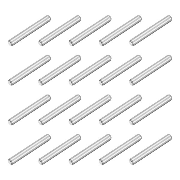 sourcing map 80Pcs M2 x 14mm 304 Stainless Steel Dowel