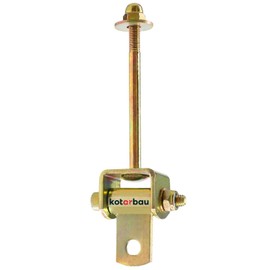 KOTARBAU® Swing Hook 118 mm Hinge Bearing Play Equipment Hammock Attachment Swing Hook for Swing Hook Swing Suspension Attachment Hammock Hook Galvanised Steel Gold