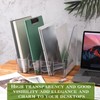 6 Pcs Clear Acrylic Magazine File Holder Plastic Desk Organizer